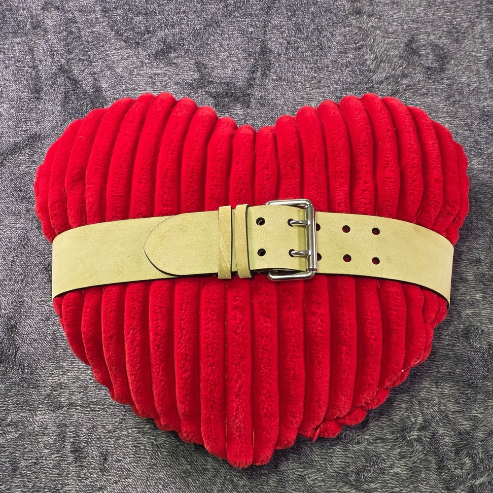 Ralph Lauren Purple Label Suede Double Prong Belt Size Small Leather